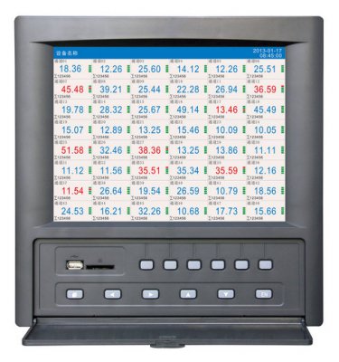 MS800系列四十八通道彩屏無紙記錄儀