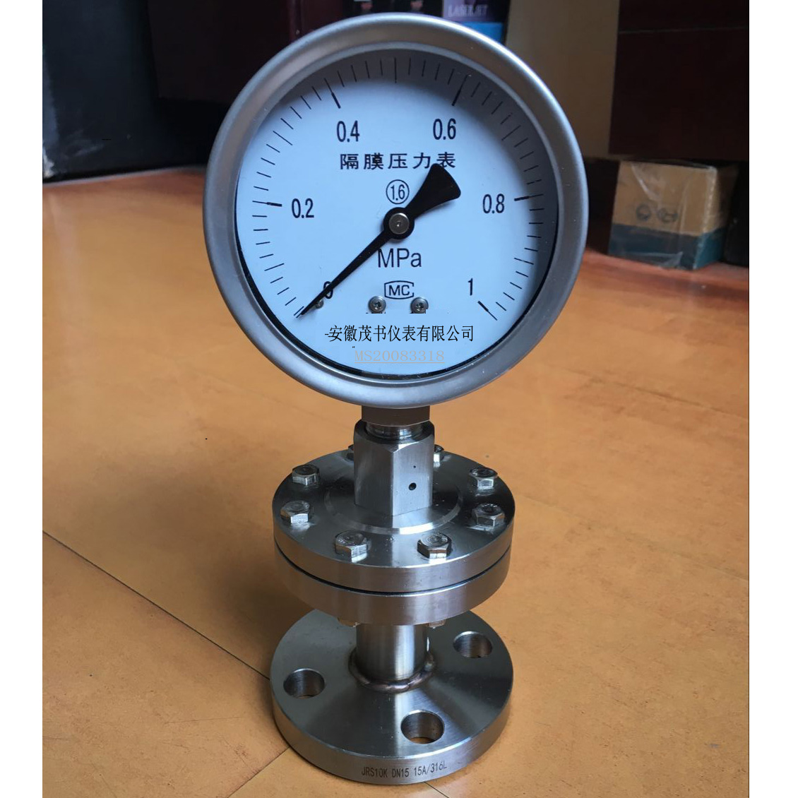 YTP系列隔膜壓力表